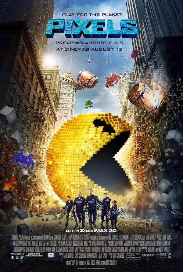 دانلود فیلم پیکسل ها | Pixels