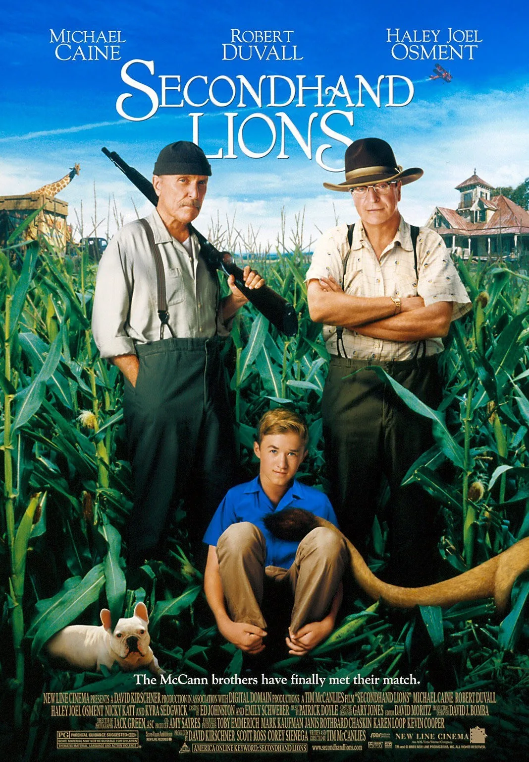 دانلود فیلم شیرهای پوشالی | Secondhand Lions
